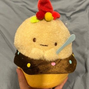 Cute Tempura Ice Cream Plush 7 inch Suction Cup